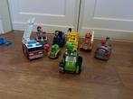 Paw Patrol Auto's met Pups en Brandweerwagen, Ophalen, Zo goed als nieuw, Jongen of Meisje