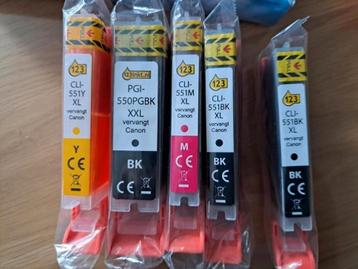 Inkt cartridges huismerk (canon) beschikbaar voor biedingen