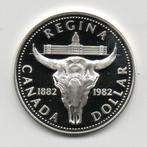 Canada : Regina Dollar 1982, Zilver, Losse munt, Verzenden, Noord-Amerika