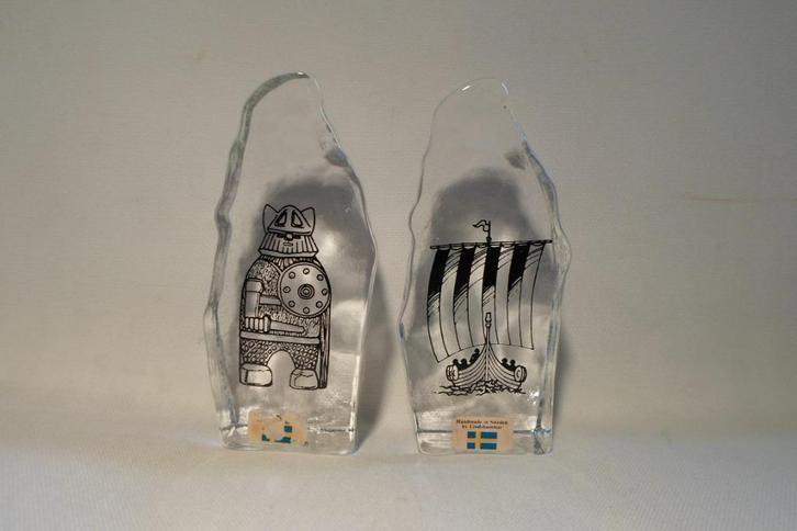 Lindshammer Sweden Viking Schip, Antiek en Kunst, Antiek | Glas en Kristal, Ophalen of Verzenden