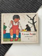 Vintage boek boekje Rie Cramer kinderboek A is een Aapje, Ophalen of Verzenden