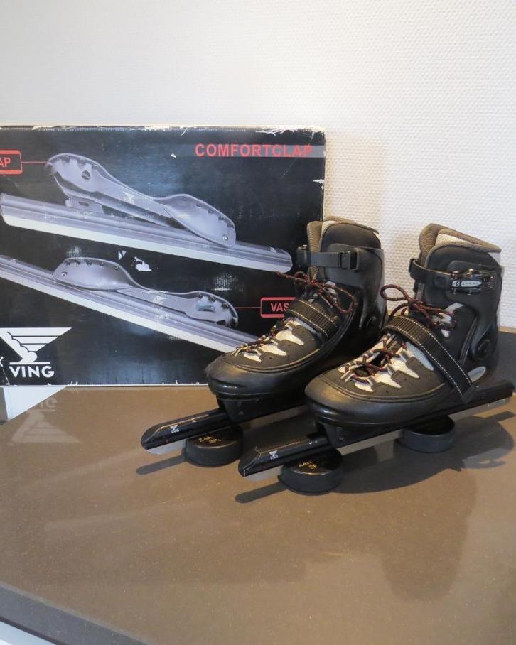 Zandstra klapschaats 3592 Ving maat 41, Sport en Fitness, Schaatsen, Gebruikt, Noren, Zandstra, Klapschaats, Ophalen of Verzenden