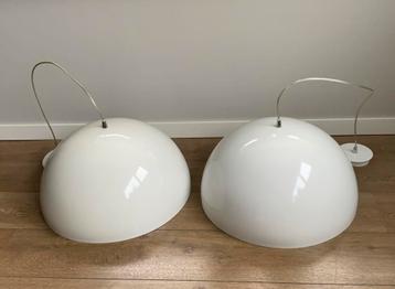 2 metalen hanglampen Lucide Riva wit 31410/50/31 €85 2 stuks beschikbaar voor biedingen