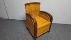 Rotan fauteuiltje met houten frame, Ophalen, Minder dan 50 cm