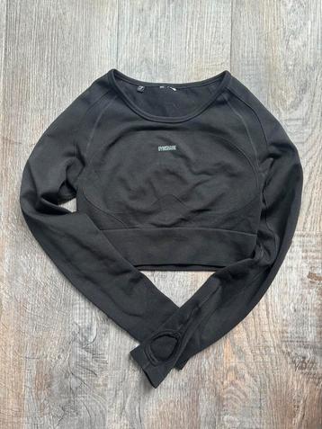 Gymshark long sleeve crop top maat s (9) beschikbaar voor biedingen