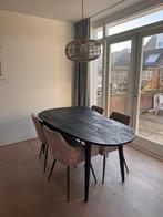 Eetkamer tafel GUUS | zwart mango hout, Huis en Inrichting, Tafels | Eettafels, Ophalen, Gebruikt, 100 tot 150 cm, 150 tot 200 cm
