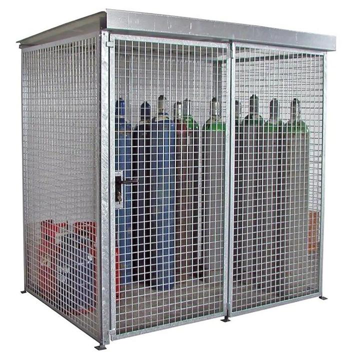 Gasflessenopslag depot met dak 48 gasflessen Ø230 mm 3 STUKS, Zakelijke goederen, Kantoor en Winkelinrichting | Magazijn, Stelling en Opslag