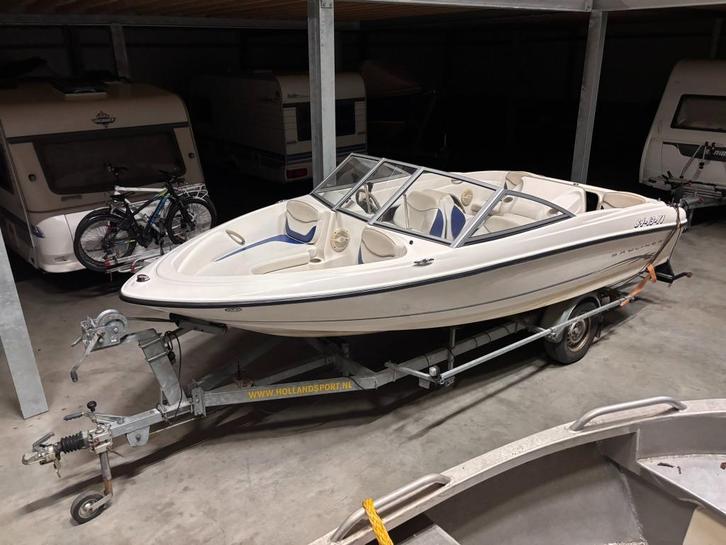 Bayliner 175 (2004) – Mercruiser 135pk + trailer, Watersport en Boten, Speedboten, Gebruikt, 3 tot 6 meter, Benzine, 120 tot 200 pk