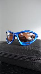 Oakley Water Jacket Blue/Vr28 Iridium Vented 10/10, Ophalen, Zo goed als nieuw, Zonnebril, Oakley