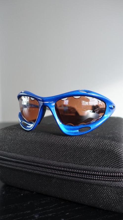 Oakley Water Jacket Blue/Vr28 Iridium Vented 10/10, Sieraden, Tassen en Uiterlijk, Zonnebrillen en Brillen | Heren, Zo goed als nieuw