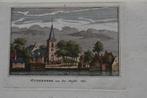 OUDERKERK AAN DE AMSTEL Gravure A. RADEMAKER Gekleurd G62, Antiek en Kunst, Kunst | Etsen en Gravures, Verzenden