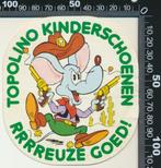 Sticker: Schoenenreus - Topolino Kinderschoenen - Rrrreuze G, Verzamelen, Verzenden, Zo goed als nieuw, Bedrijf of Vereniging