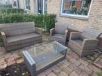 leuke tuinset te koop, Ophalen, 4 zitplaatsen, Gebruikt, Bank
