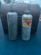 Antieke Vintage Veldflessen Set van 2, Antiek en Kunst, Ophalen of Verzenden