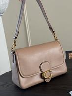 Coach soft tabby taupe tas, Ophalen of Verzenden, Zo goed als nieuw, Zwart, Handtas