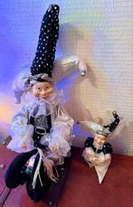 Set harlekijn kerstversieringen – grote en kleine harlekijn, Ophalen, Zo goed als nieuw