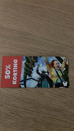 50% korting op ticket Walibi Holland, Eén persoon, Kortingskaart