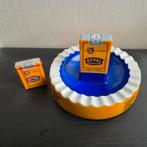Oud pakje sigaretten + zeldzame asbak van Reval, Verzamelen, Ophalen of Verzenden, Zo goed als nieuw, Asbak