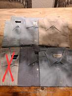 5 Heren overhemden maat 40 met korte mouw, Ophalen of Verzenden