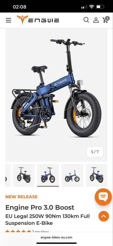 Fatbike Elektrische Fiets - Nieuwstaat!, Fietsen en Brommers, Elektrische fietsen, Nieuw, Overige merken, 50 km per accu of meer