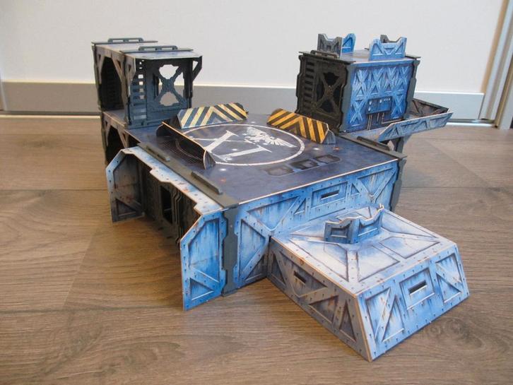 Warhammer 40K terrain - Imperial Firebase, Hobby en Vrije tijd, Wargaming, Zo goed als nieuw, Warhammer 40000, Toebehoren, Ophalen of Verzenden