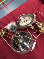 Wandlampen set van 2 met toebehoren, Huis en Inrichting, Lampen | Wandlampen, Ophalen, Gebruikt, Glas