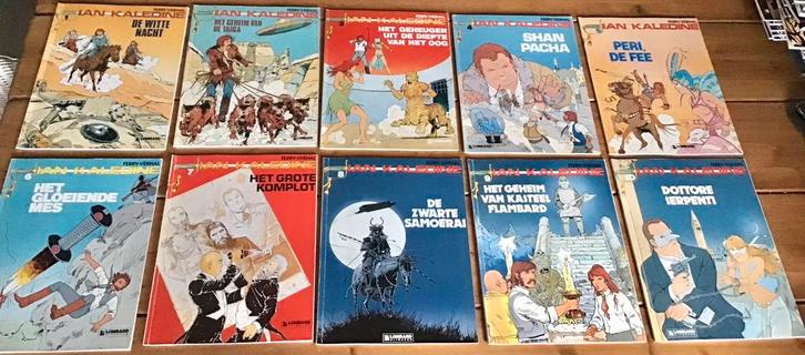 10 STRIPBOEKEN: FERRY-VERNAL —IAN KALEDINE 1 T/M 10, Boeken, Stripboeken, Gelezen, Meerdere stripboeken, Ophalen of Verzenden
