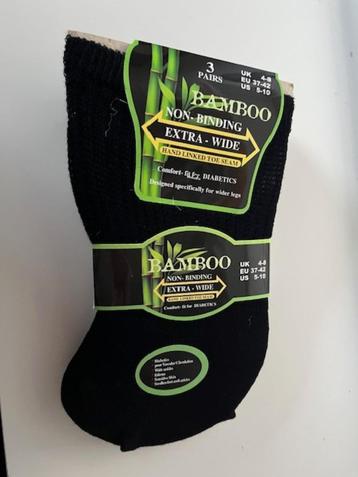 Diabetes Bamboe sokken - extra wijd - maat 37 tot 42 beschikbaar voor biedingen
