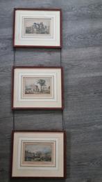 Drie oude prenten Rotterdam, Antiek en Kunst, Ophalen of Verzenden