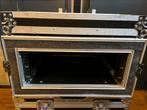 Shockmount 4HE flightcase 19” inch roadready cases zgan, Ophalen of Verzenden, Zo goed als nieuw, Overige instrumenten, Flightcase
