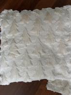 Set kerstboom kussenhoezen ecru fluffy Nieuw kerstdecoratie, Ophalen of Verzenden, Nieuw