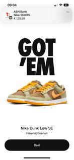 Nike Dunk Dusty Olive - Maat 40.5 - Nieuw!, Ophalen of Verzenden, Nieuw, Overige kleuren, Sneakers of Gympen