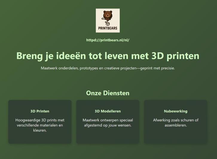 3d print of 3d modellen, Computers en Software, 3D Printers, Nieuw, Ophalen of Verzenden