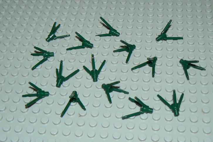 L026 Plant met 3 stengels donker groen 15 st., Kinderen en Baby's, Speelgoed | Duplo en Lego, Nieuw, Lego, Losse stenen, Ophalen of Verzenden