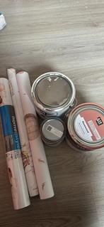 Babykamer meisje behang/ verf restant, Ophalen, Overige kleuren, Minder dan 5 liter, Verf