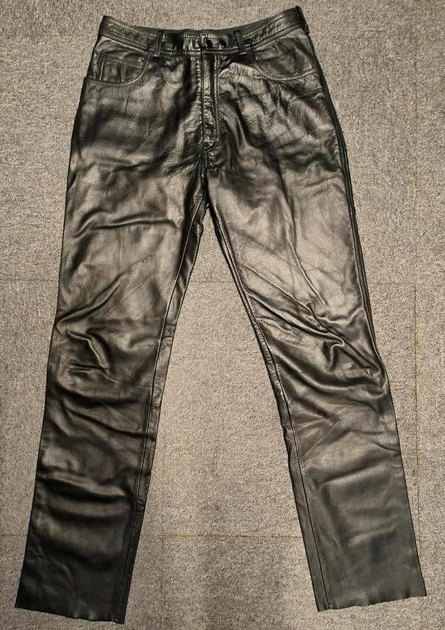 Leren broek - Hein Gericke, Maat 52/54 (L), Verzenden, Zwart, Zo goed als nieuw