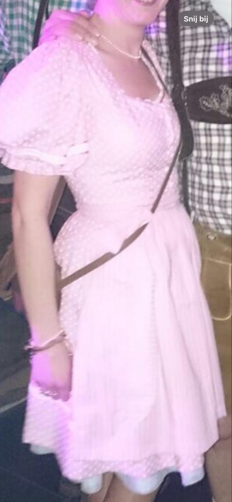 Roze Dirndl Jurk - Maat 36, Kleding | Dames, Jurken, Gedragen, Maat 36 (S), Roze, Boven de knie, Ophalen of Verzenden