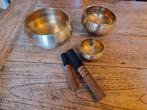 3 nieuwe klankschalen van 18, 15 en 8.5 cm doorsnee, Muziek en Instrumenten, Percussie, Ophalen of Verzenden, Nieuw, Overige soorten