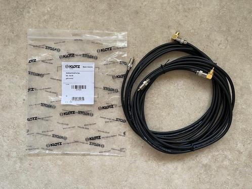 Klotz ALPA015 RCA recht 2p - RCA haaks 2p kabel 5m, Audio, Tv en Foto, Audiokabels en Televisiekabels, Nieuw, Interlink-kabel