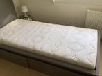 Ikea bed grijs 90x200 + hoogwaardig Matraze, Ophalen, 90 cm, Eenpersoons, Zo goed als nieuw
