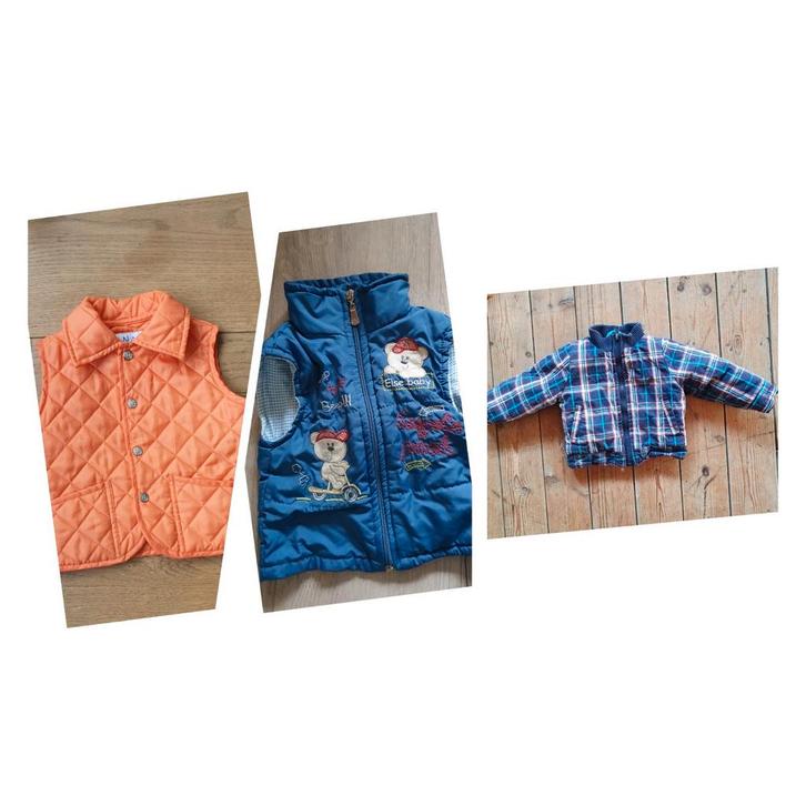 Hema baby jas maat 68 jongen + 2 bodywarmers, Kinderen en Baby's, Babykleding | Maat 68, Gebruikt, Jongetje, Jasje, Ophalen of Verzenden
