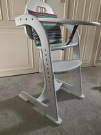 Kinderstoel wit, Huis en Inrichting, Barkrukken, Ophalen of Verzenden, Zo goed als nieuw, Hout, 90 cm of meer