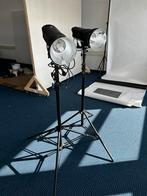 Studiolampen set (2 stuks), Ophalen of Verzenden, Zo goed als nieuw, Overige typen