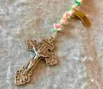 Handgemaakt Jezus ketting rozenkrans bloemen Nazarenus Jesus, Ophalen of Verzenden, Nieuw, Sieraad, Christendom | Katholiek