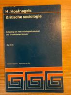 Kritische Sociologie - H. Hoefnagels, Ophalen of Verzenden, Alpha, Gelezen, HBO