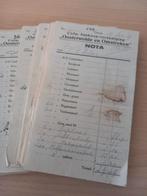 oude nota. s, Verzamelen, Ophalen of Verzenden, Voor 1940, Gebruikt