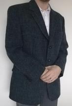 Vintage Harris Tweed blazer blauw, Kleding | Heren, Kostuums en Colberts, Maat 52/54 (L), Harris Tweed, Blauw, Ophalen of Verzenden
