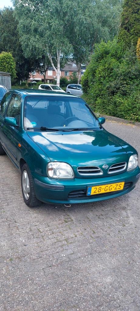 Nissan Micra airco  1.3 3D 2000 Groen, Auto's, Nissan, Particulier, Micra, Benzine, Hatchback, Handgeschakeld, Origineel Nederlands