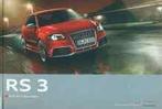 Audi RS3 of RS4 originele brochure/auto folder '06 - '12, Ophalen of Verzenden, Zo goed als nieuw, Audi