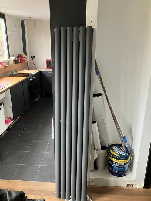 NIEUW  ELEGANT Verticale radiator, antraciet, Doe-het-zelf en Verbouw, Verwarming en Radiatoren, Nieuw, Radiator, 800 watt of meer
